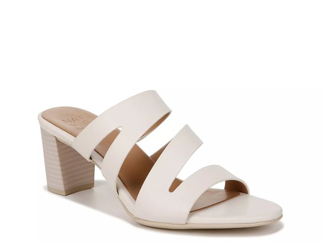 White sandals naturalizer store