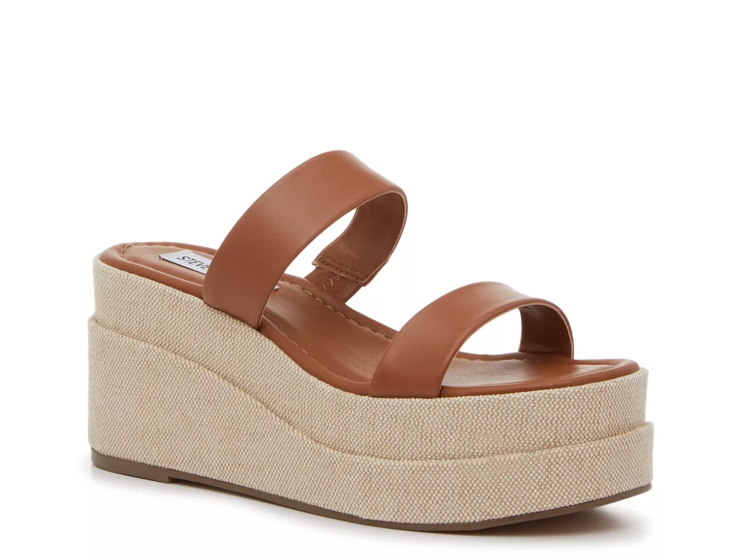 Steve madden slip on fashion platform sandals