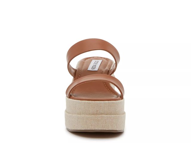 Steve madden platform sandals nude top