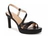 Abby Platform Sandal Black Synthetic view