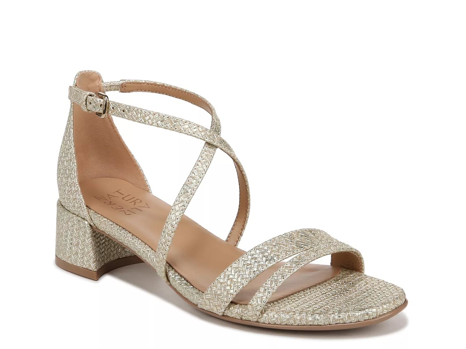 All-Day Cross Strap Sandal Almond