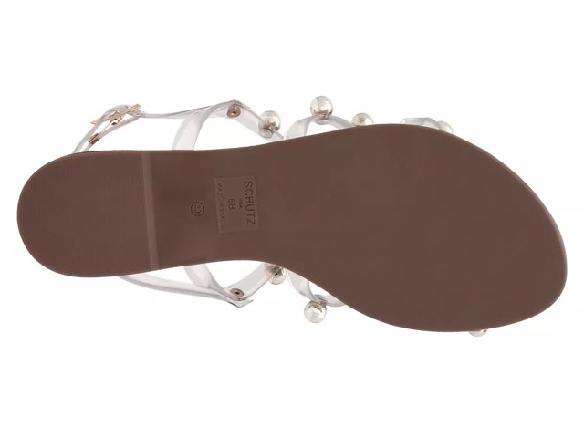 Schutz women's yarin studded flat sandals 2025