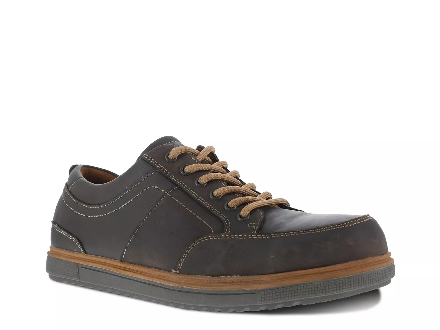 Florsheim Work Gridley Steel Toe Work Oxford | Men's | Dark Brown | Size 7.5 | Oxfords