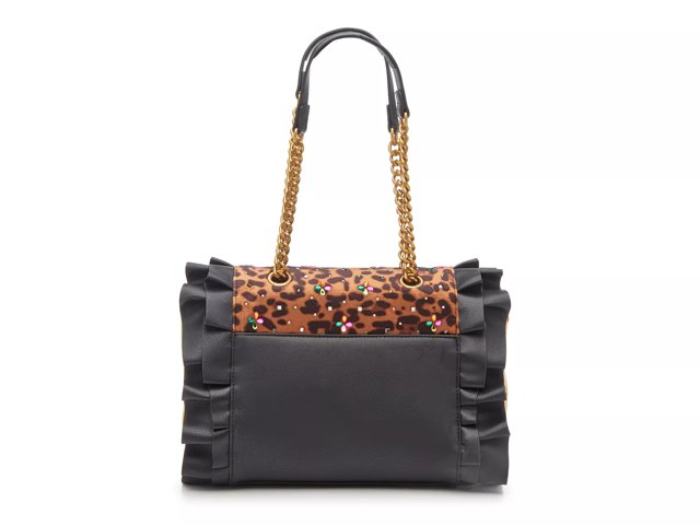 Betsey johnson leopard backpack cheap