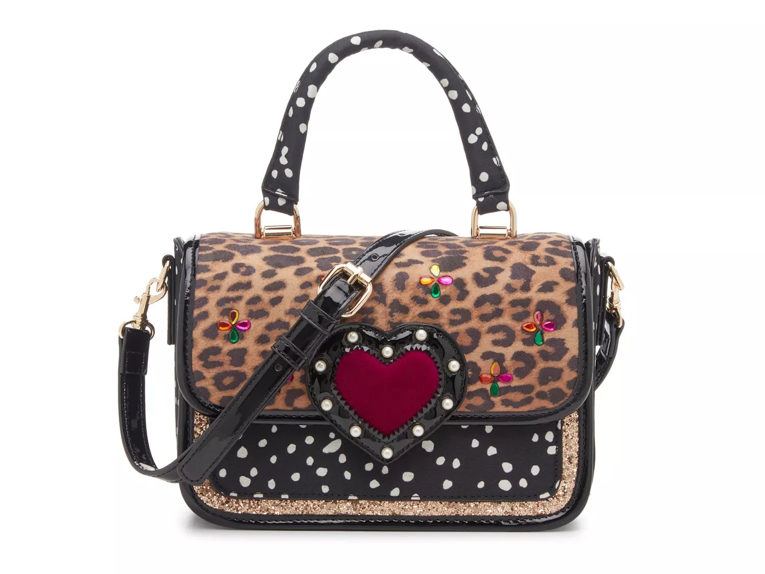 Betsey johnson leopard discount handbags