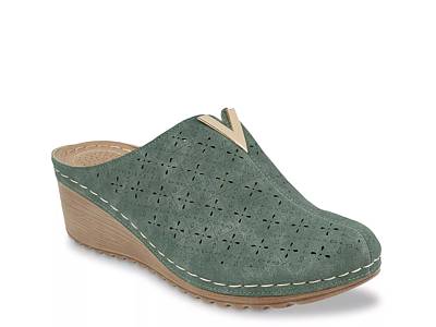 Wedge sales mule shoes