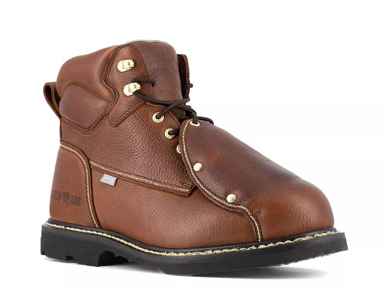 Mens short hot sale work boots