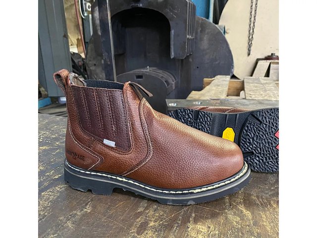 Iron Age Groundbreaker Slip On Steel Toe Work Boot Free Shipping