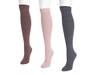 MUK LUKS Knit Women's Knee Socks - 3 Pack