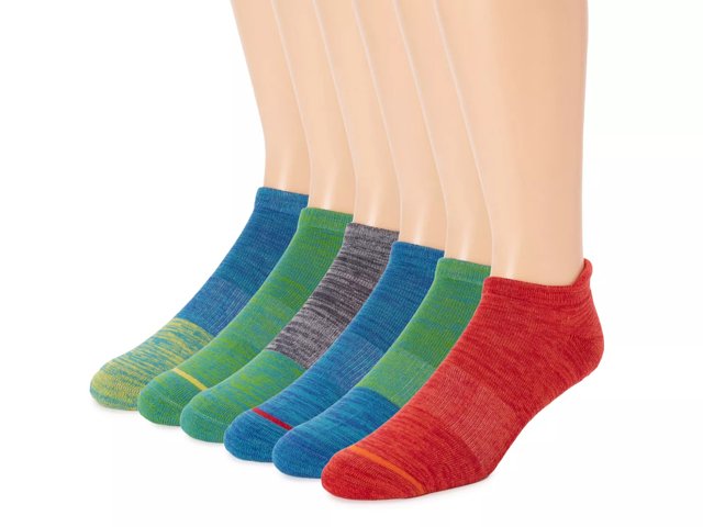MUK LUKS Sport Men s No Show Socks 6 Pack Free Shipping DSW