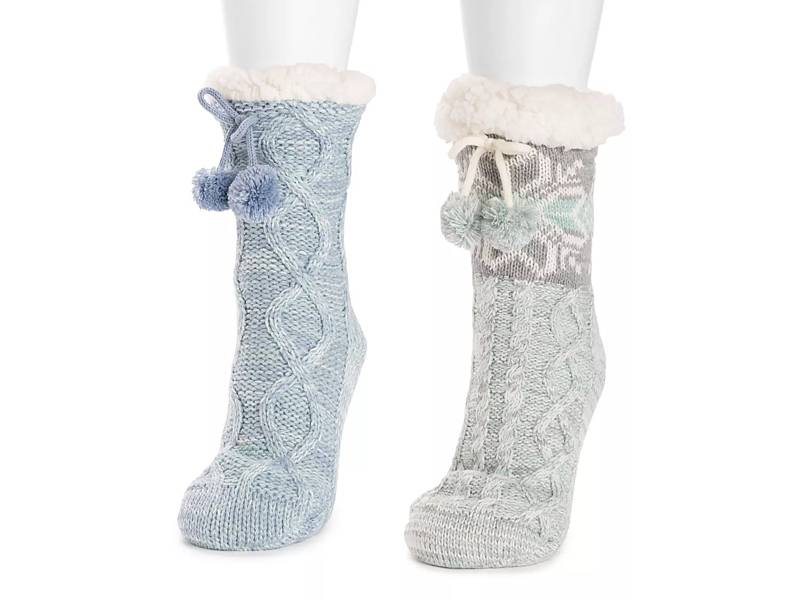 MUK LUKS Slouch Women's Boot Socks - 3 Pack - Free Shipping