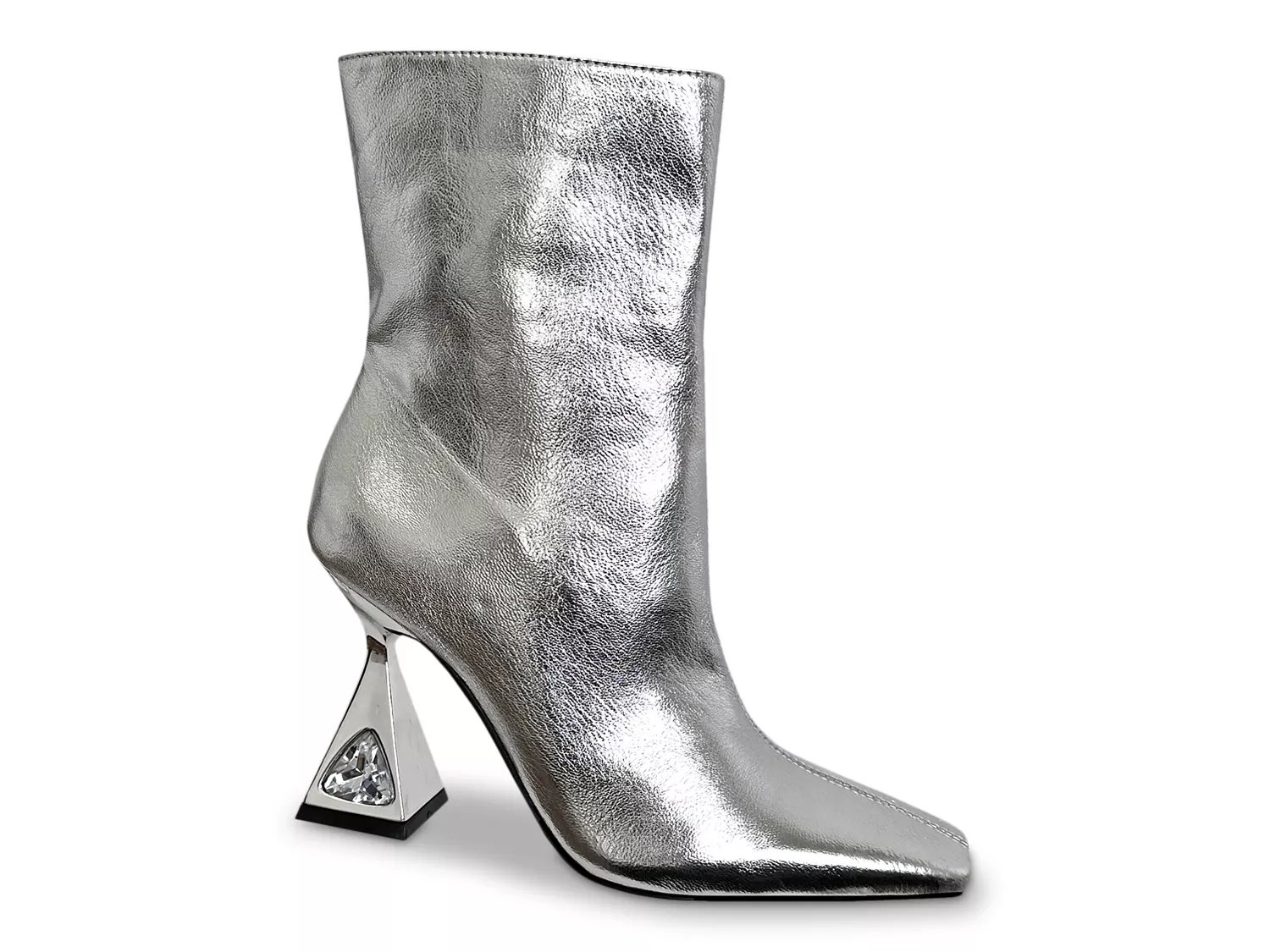 silver booties dsw