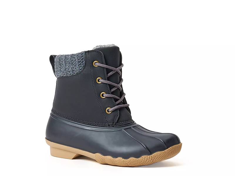 Kids black cheap duck boots