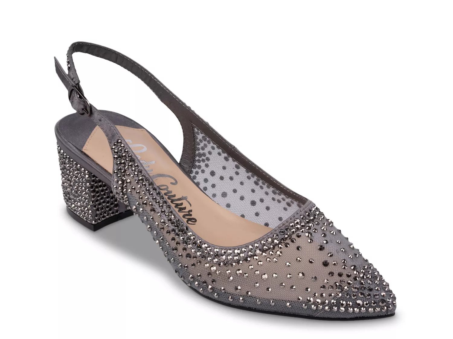 Lady Couture Demi Pump | Women's | Pewter | Size 13 | Pumps | Slingback