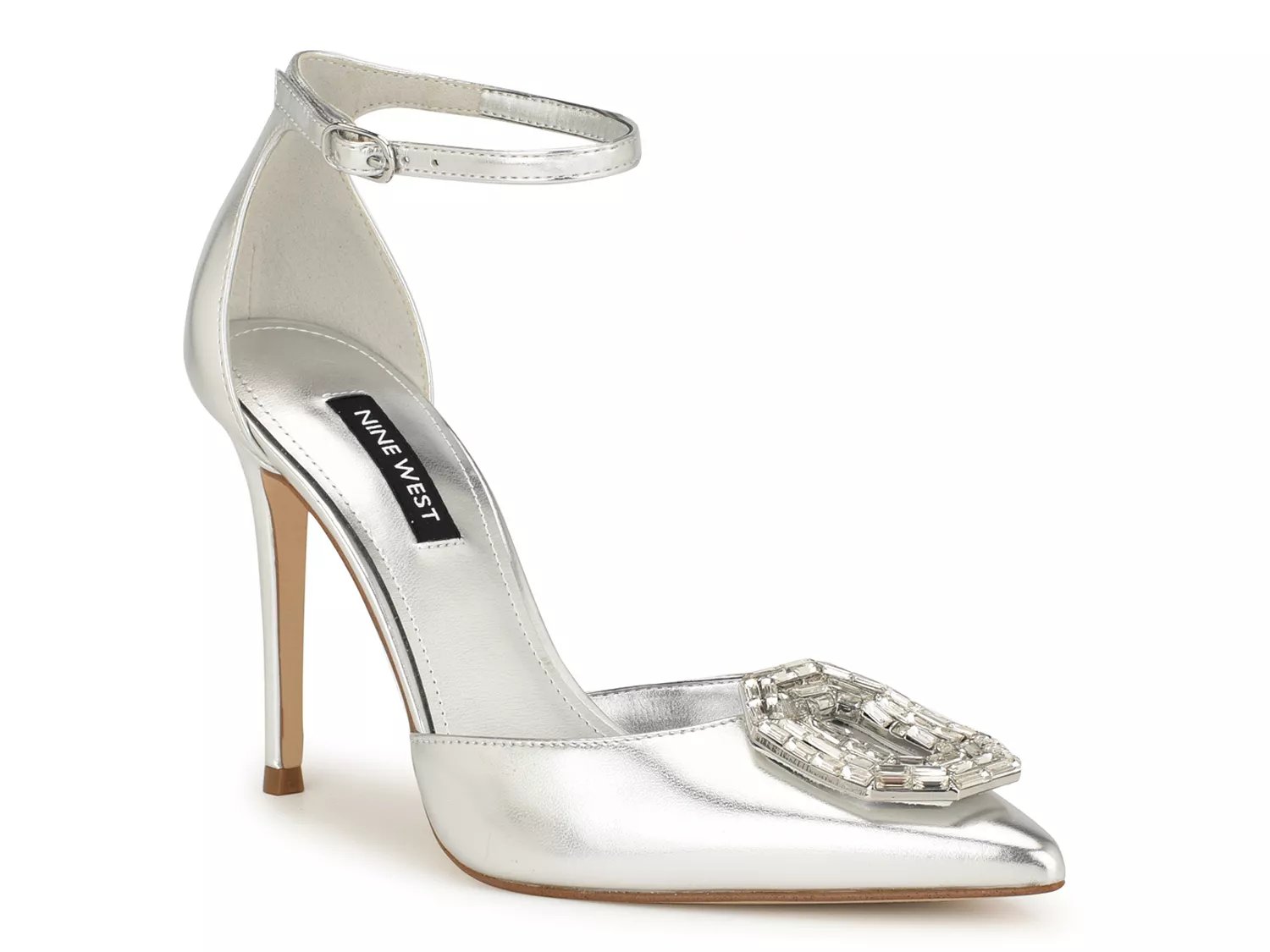 Nine west cheap silver pumps