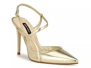 Gold strappy 2024 heels dsw