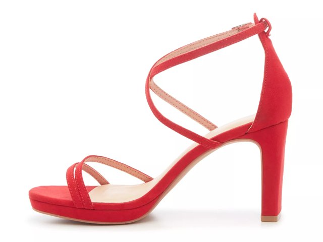 Red strappy heels clearance dsw
