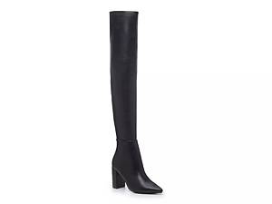 Low heel over on sale the knee boots