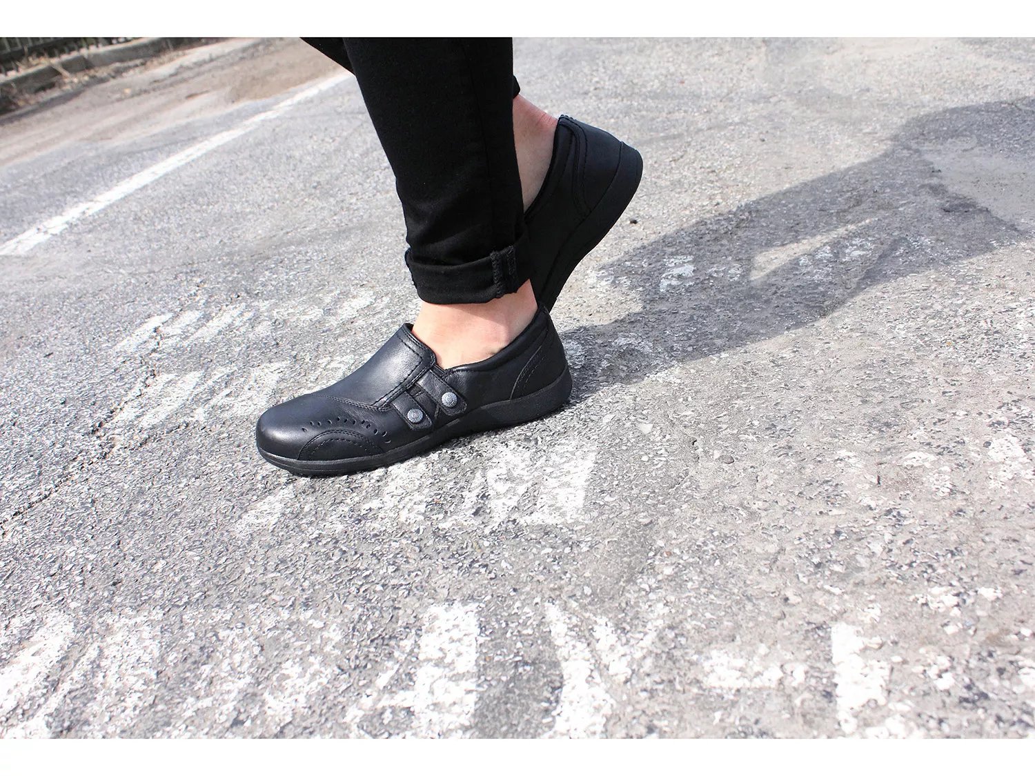 Daisey Alloy Toe Work Slip-On - Women's