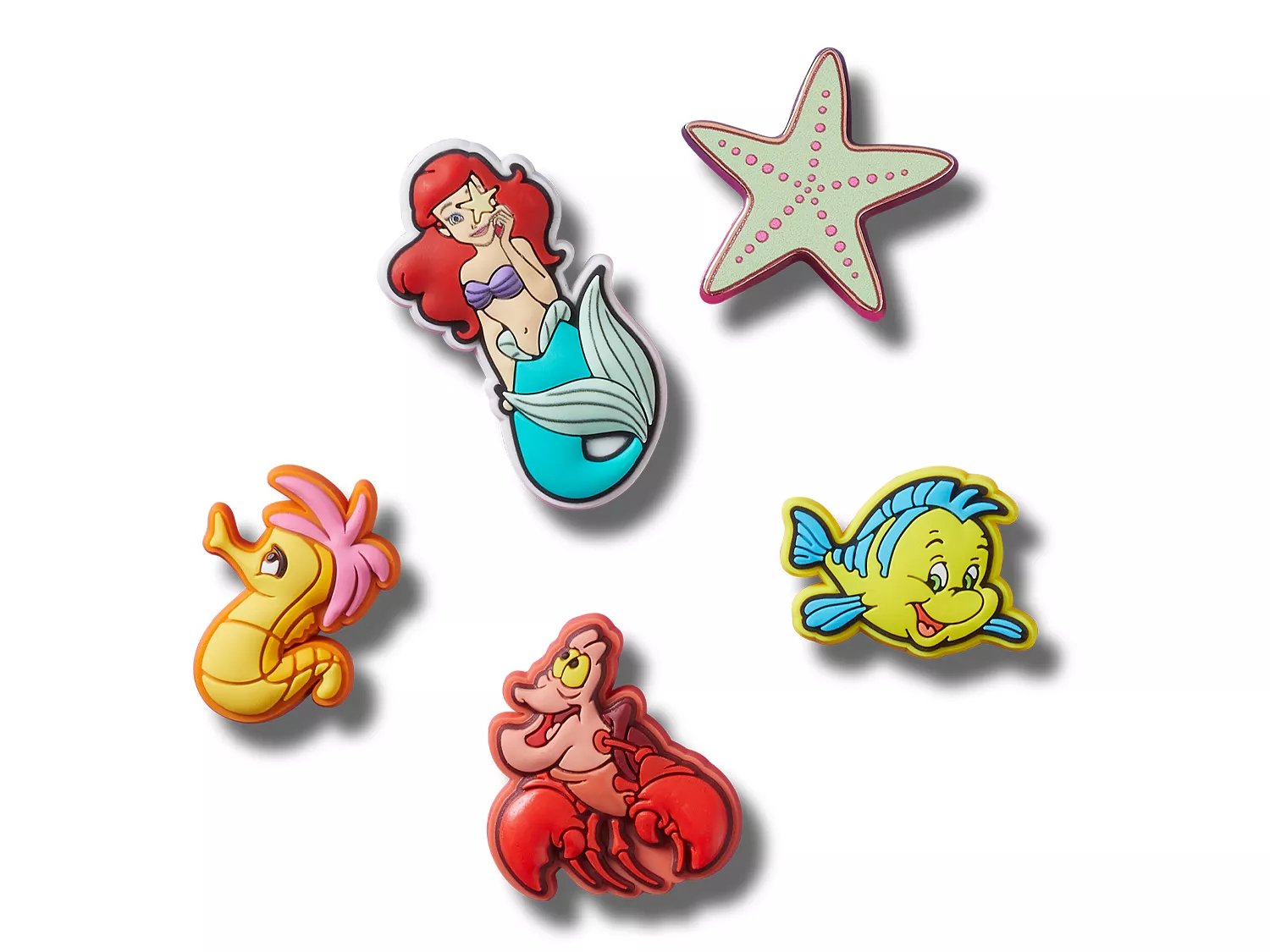 crocs-the-little-mermaid-jibbitz-set-5-pack-free-shipping-dsw