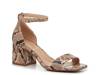 Marybell Sandal Rose Gold Metallic/Black Snake Print Synthetic view