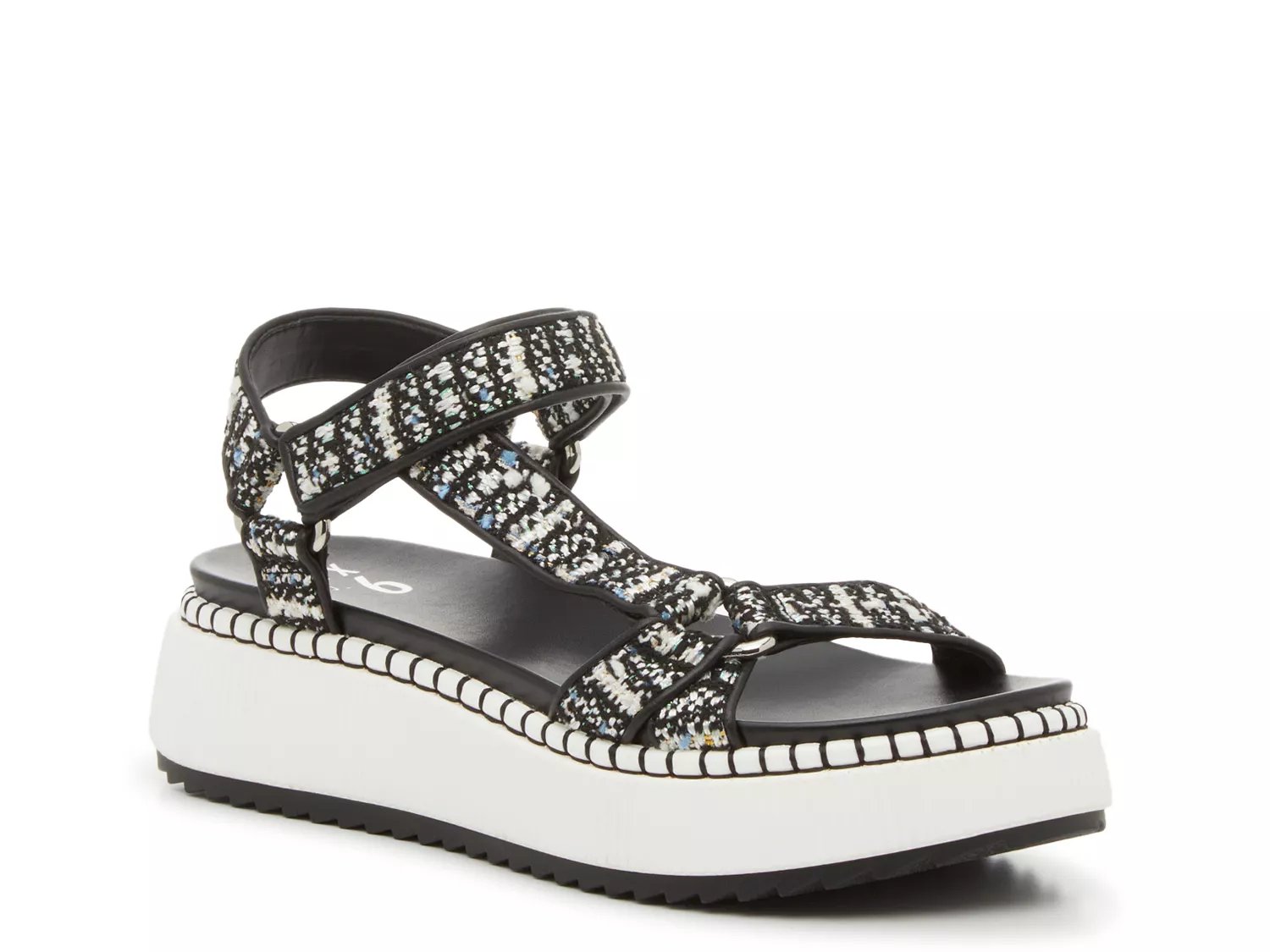 Mix No. 6 Amayaa Sandal | Women's | Black/White | Size 7 | Sandals | Ankle Strap