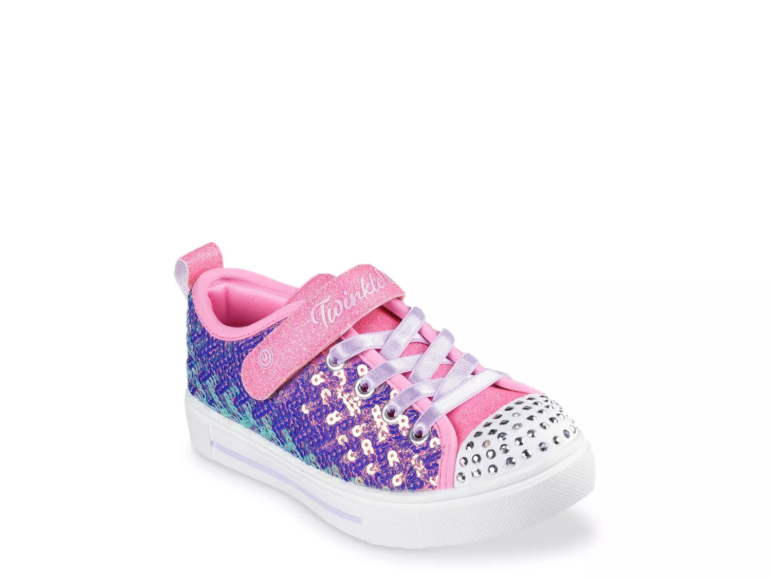 Skechers Girls Twinkle Sparks Athletic Shoes Pink Multi 1 M