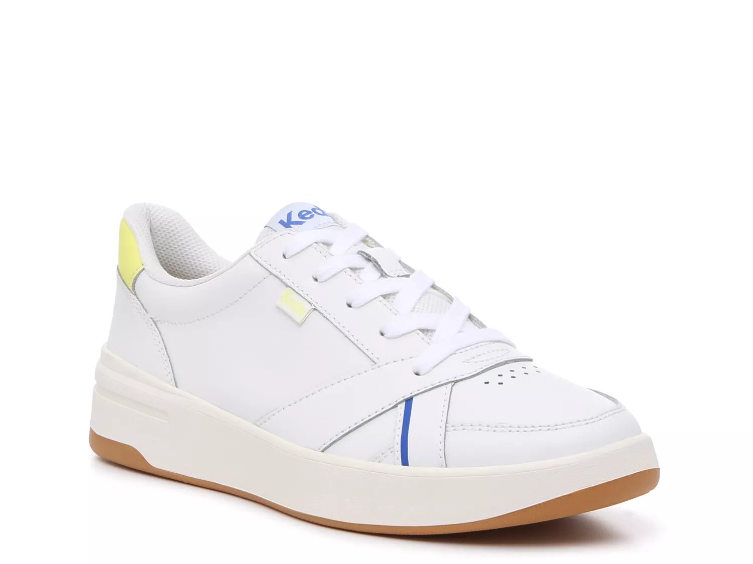 Keds The Court Pickleball Sneaker Women s White Yellow Size 9.5 Sneakers Pickleball