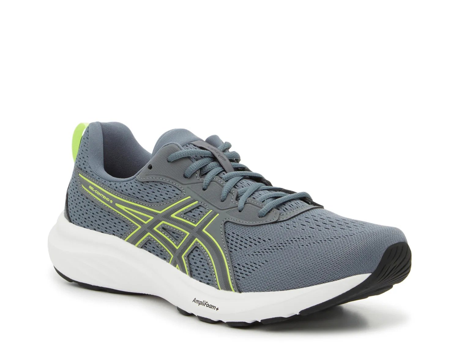ASICS GelContend 9 Running Shoe | Men's | Grey/Yellow | Size 8.5 | Sneakers