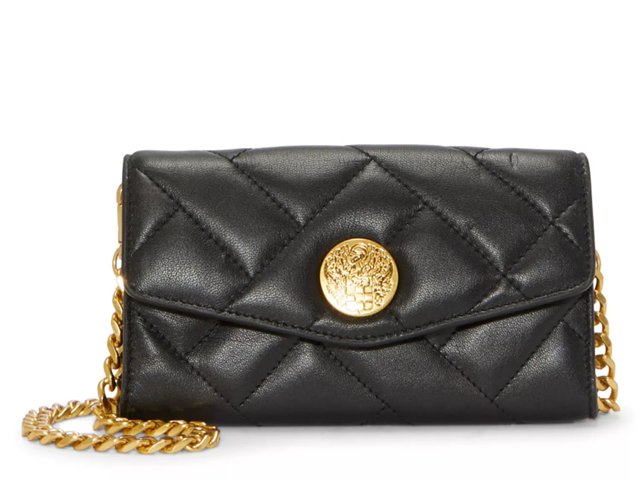 Vince camuto black leather bag cheap