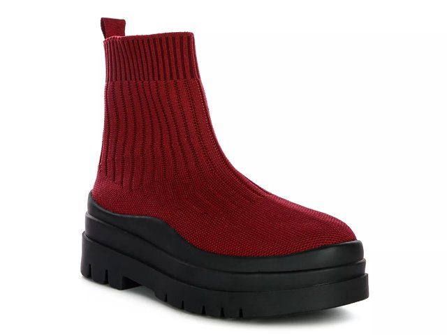 Dsw burgundy booties discount
