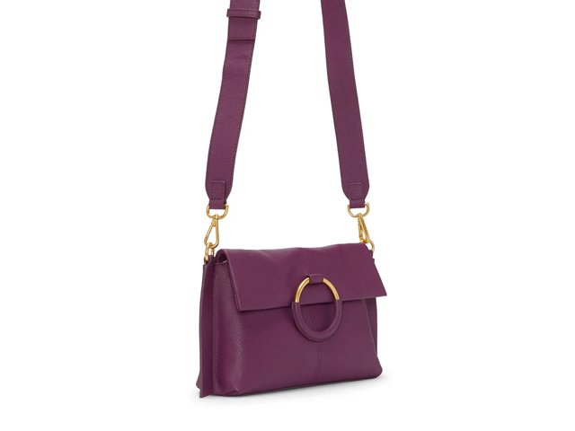 Vince camuto plum leather crossbody bag on sale