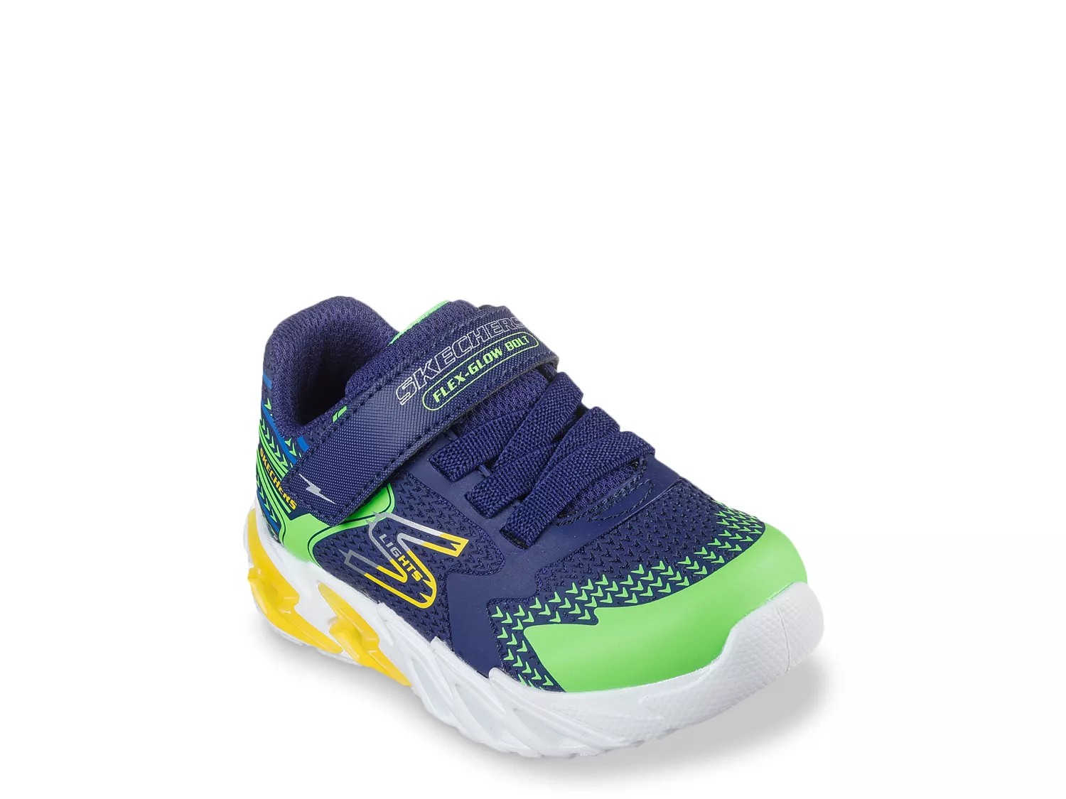 Skechers S Lights Flex Glow Bolt Sneaker Kids Free Shipping Dsw