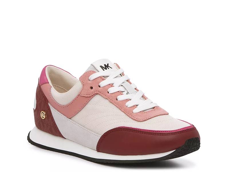 Michael kors clearance maroon sneakers