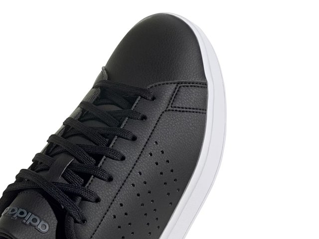 Black adidas advantage discount