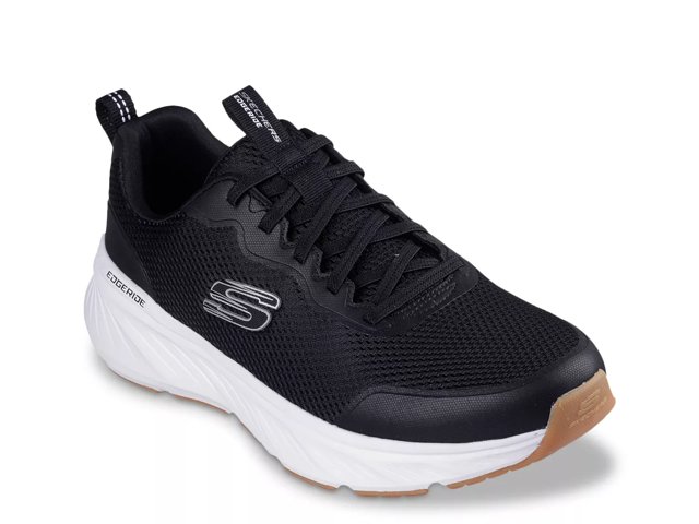 Skechers Edgeride Men s Shoes Size 11 XW Black White