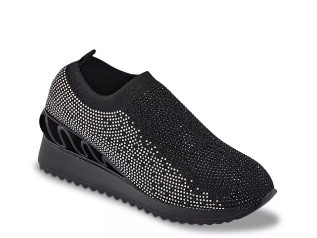Women's nike black wedge sneakers on sale