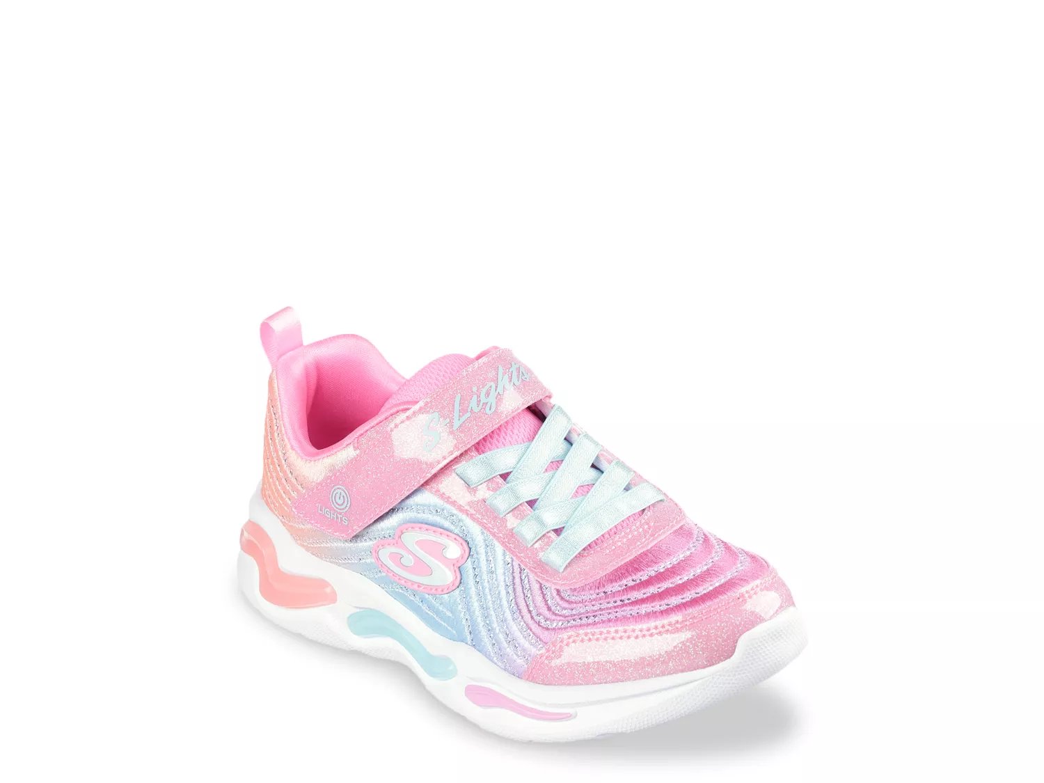 S-Lights Wavy Beams Ombre Express Light-Up Sneaker - Kids'