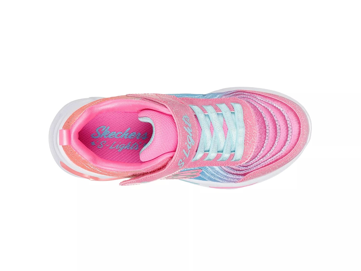 S-Lights Wavy Beams Ombre Express Light-Up Sneaker - Kids'