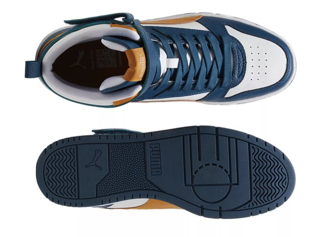 Blue puma high tops deals