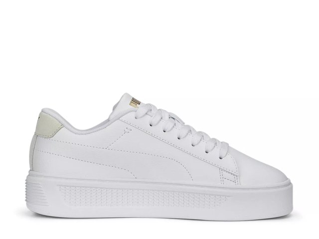 Puma white platform shoes hotsell