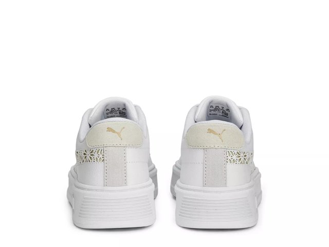 Puma suede platform trace white hotsell