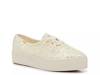 Point Platform Sneaker - Women's Cream Glitter view