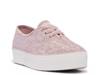 Point Platform Sneaker - Women's Light Pink/Gold Metallic view