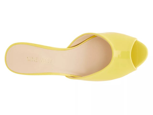 Nine west yellow sandals top