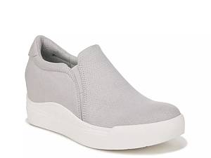 Women's grey slip on clearance sneakers