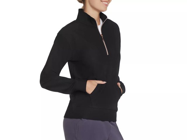 Skechers GO LUXE Rib Women s Quarter Zip Sweatshirt