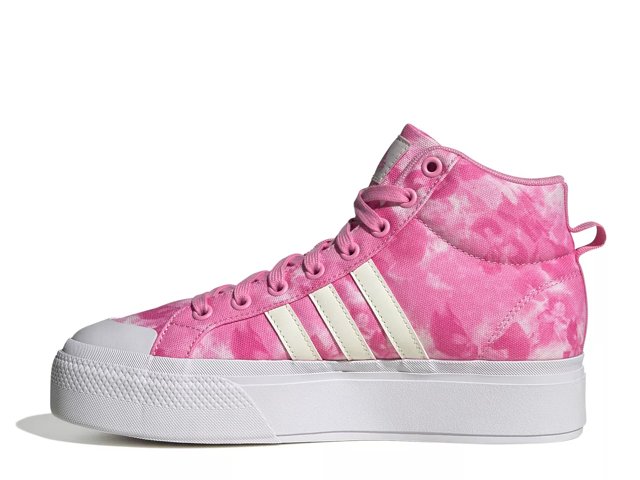 Off White Womens Bravada Platform Low Sneaker, Adidas