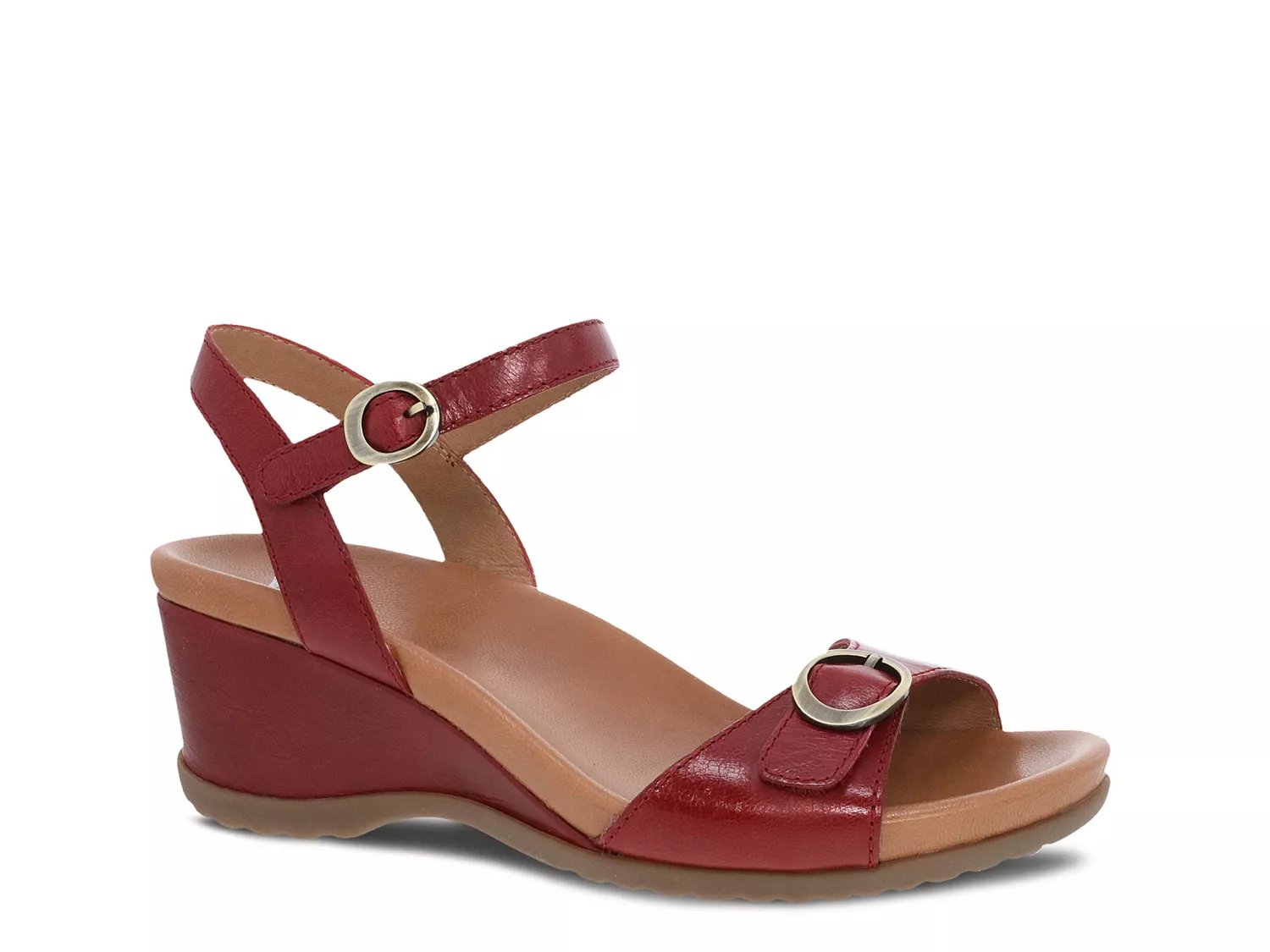 Red cheap wedges dsw