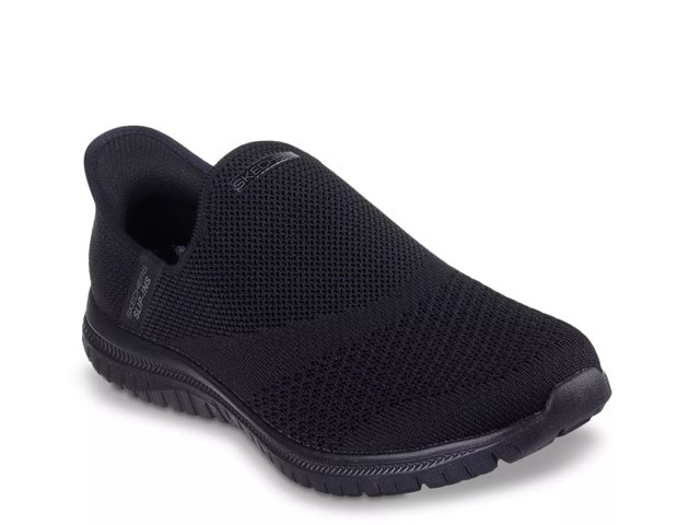 Skechers black price new arrivals